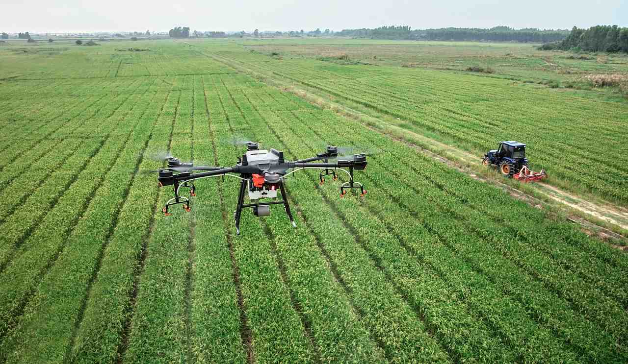 dji, uav, la protection des végétaux drone